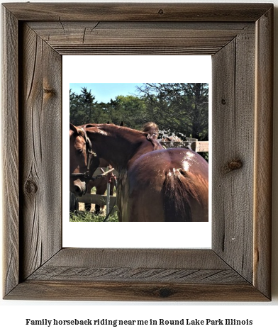 family horseback riding near me in Round Lake Park, Illinois